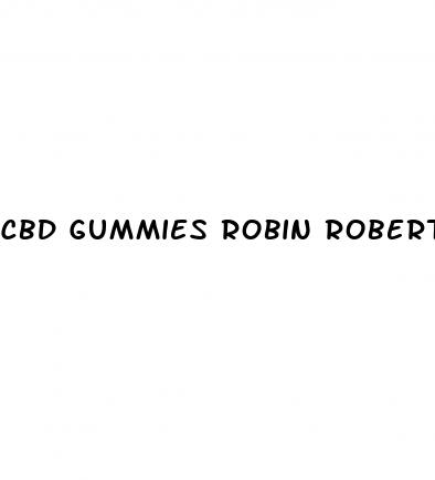 cbd gummies robin roberts
