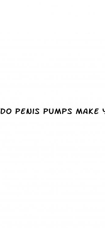 do penis pumps make your penis bigger