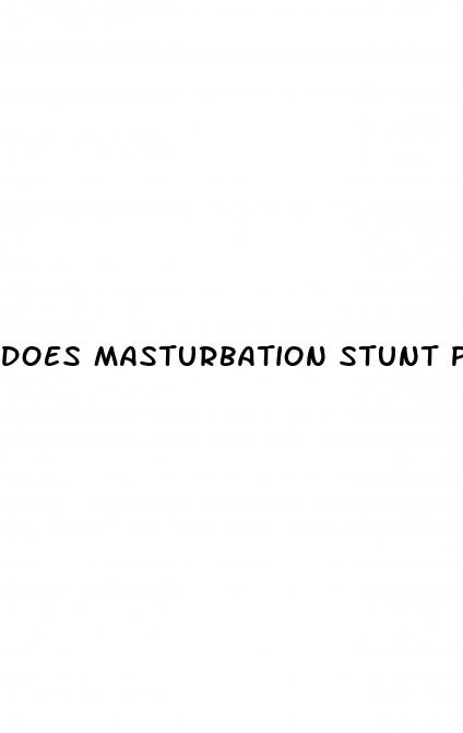 does masturbation stunt penis growth