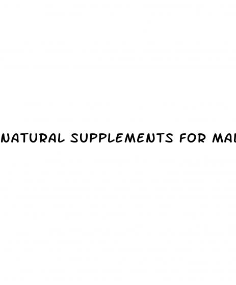 natural supplements for male enhancement