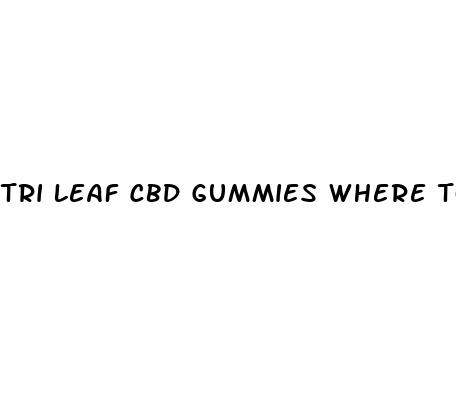 tri leaf cbd gummies where to buy