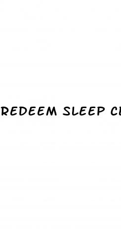 redeem sleep cbd gummies