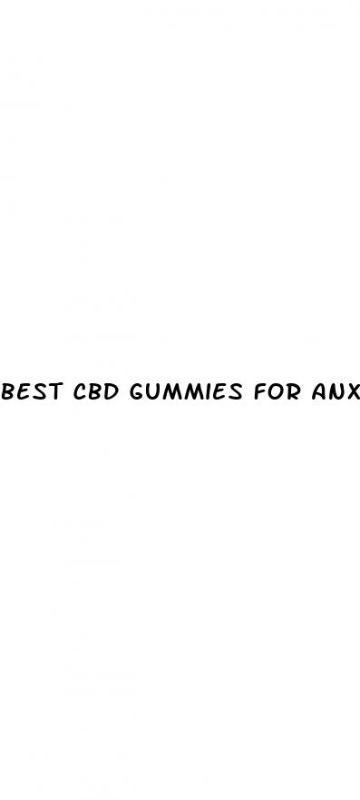 best cbd gummies for anxiety without thc