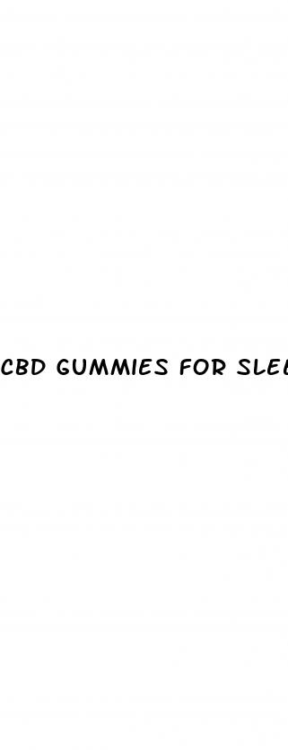 cbd gummies for sleep and stress near me