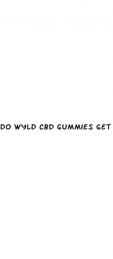 do wyld cbd gummies get you high