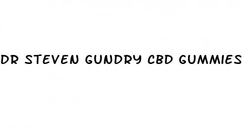 dr steven gundry cbd gummies