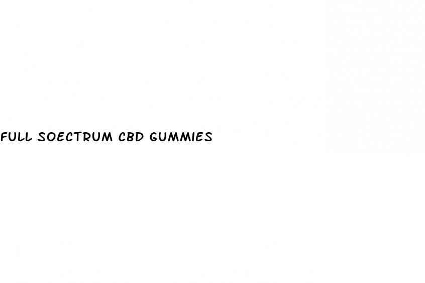 full soectrum cbd gummies