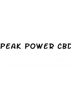 peak power cbd gummies reviews