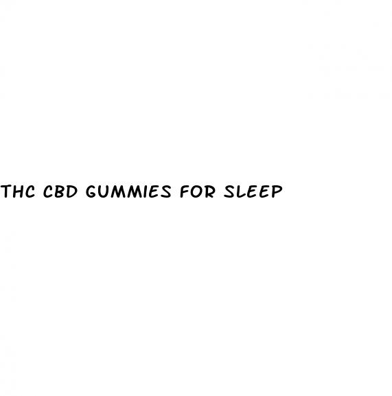 thc cbd gummies for sleep
