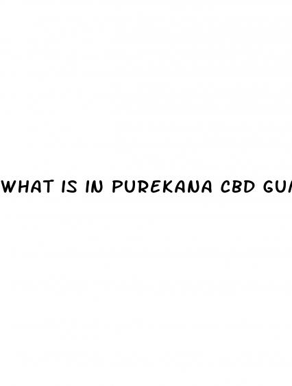 what is in purekana cbd gummies