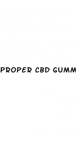 proper cbd gummy