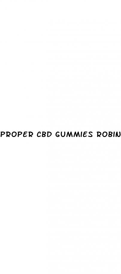 proper cbd gummies robin roberts