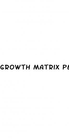 growth matrix penis exercises