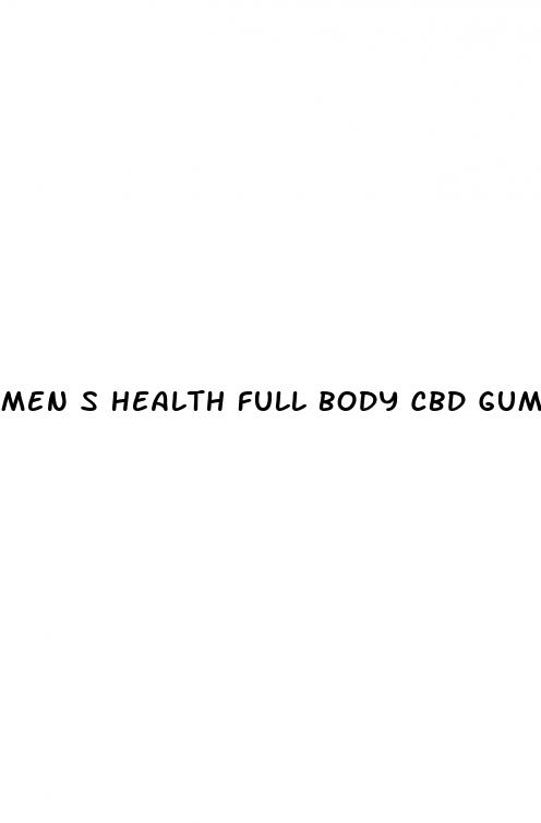 men s health full body cbd gummies