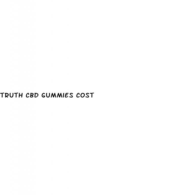 truth cbd gummies cost