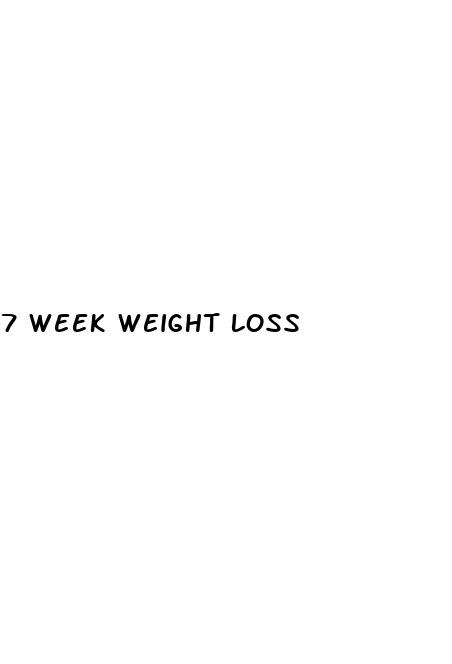 7 week weight loss