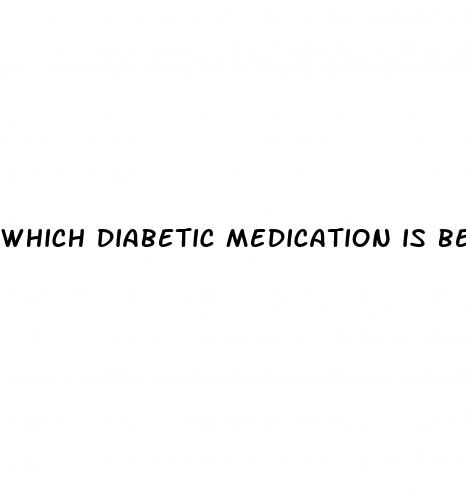 which diabetic medication is best for weight loss