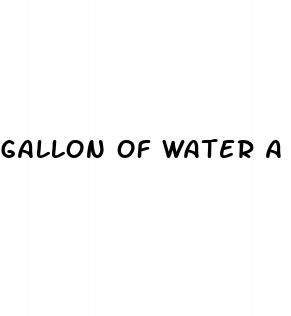gallon of water a day weight loss