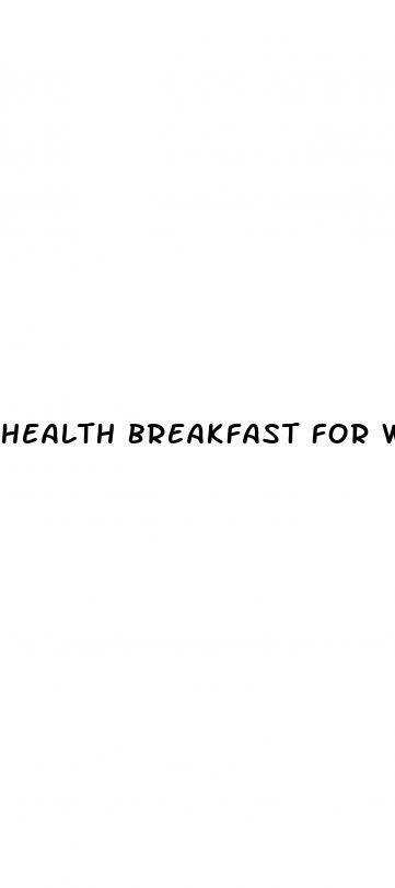 health breakfast for weight loss