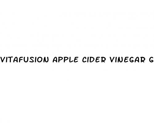 vitafusion apple cider vinegar gummy vitamins