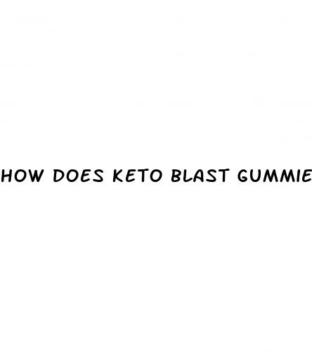 how does keto blast gummies work