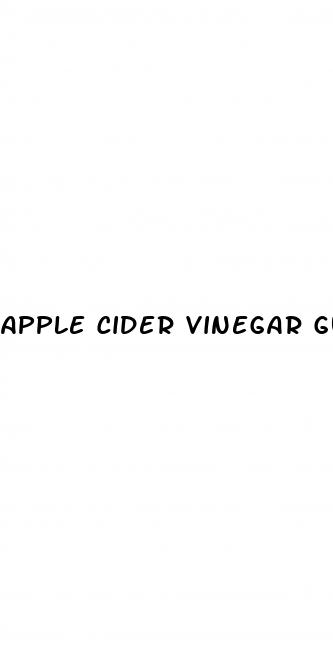 apple cider vinegar gummies detox