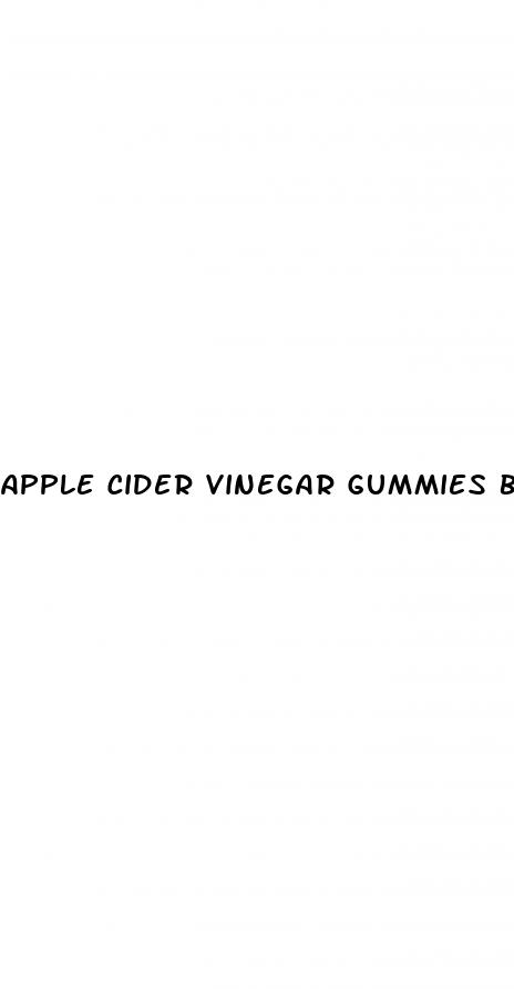 apple cider vinegar gummies benifits