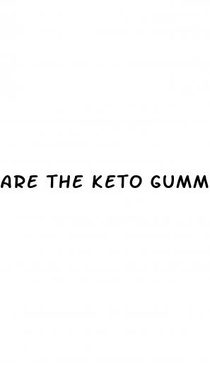 are the keto gummies legit