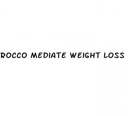 rocco mediate weight loss