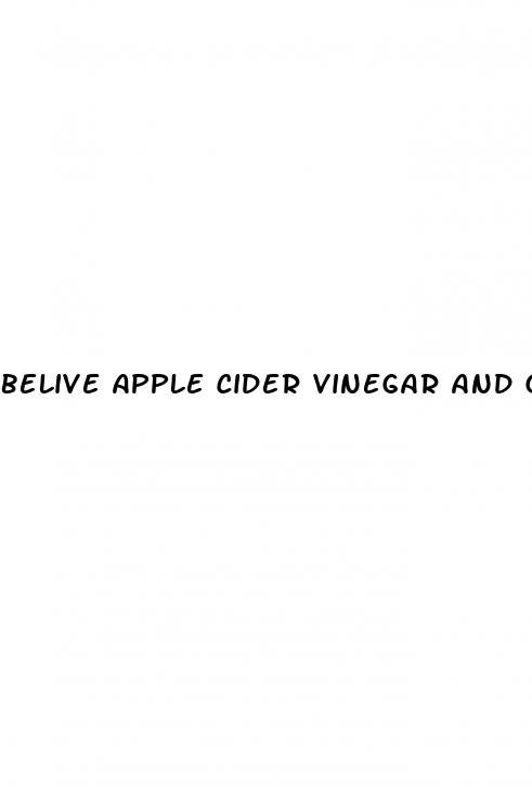 belive apple cider vinegar and ginger gummies