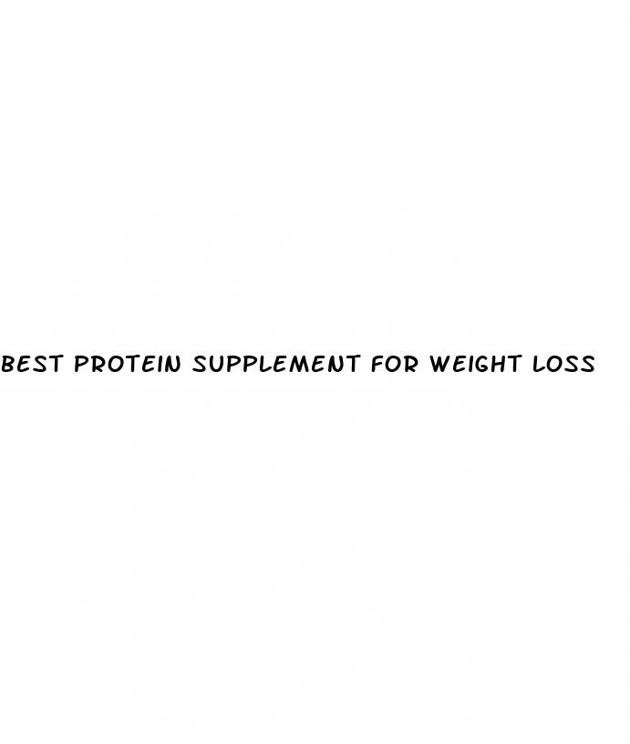 best protein supplement for weight loss