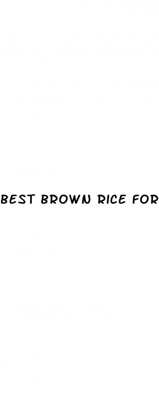 best brown rice for weight loss
