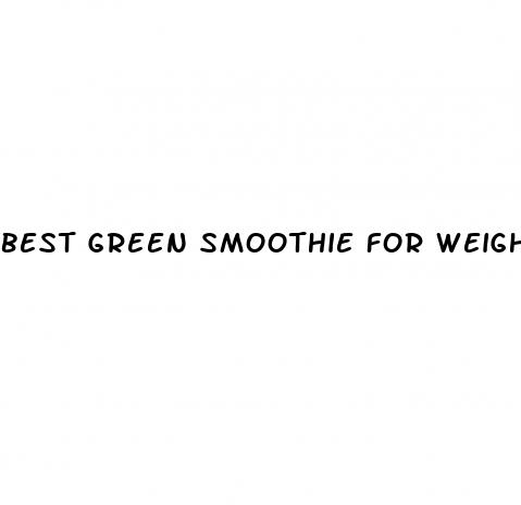 best green smoothie for weight loss