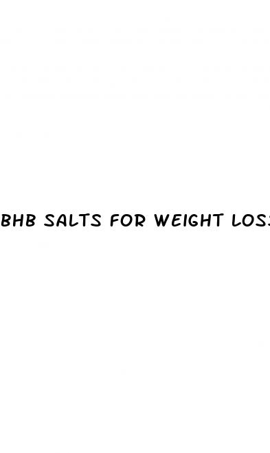 bhb salts for weight loss