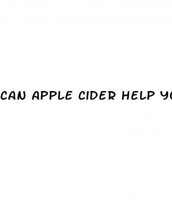 can apple cider help you lose weight