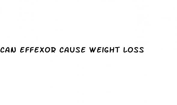 can effexor cause weight loss