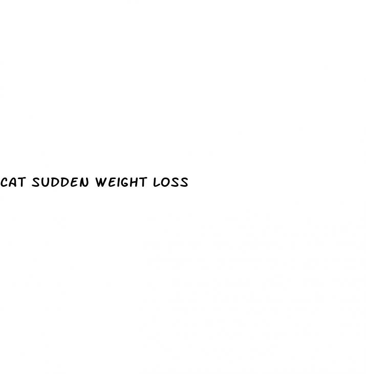 cat sudden weight loss