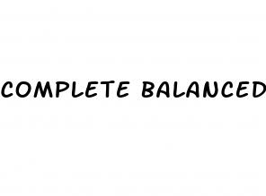 complete balanced keto gummies review