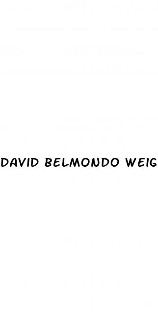 david belmondo weight loss 2023