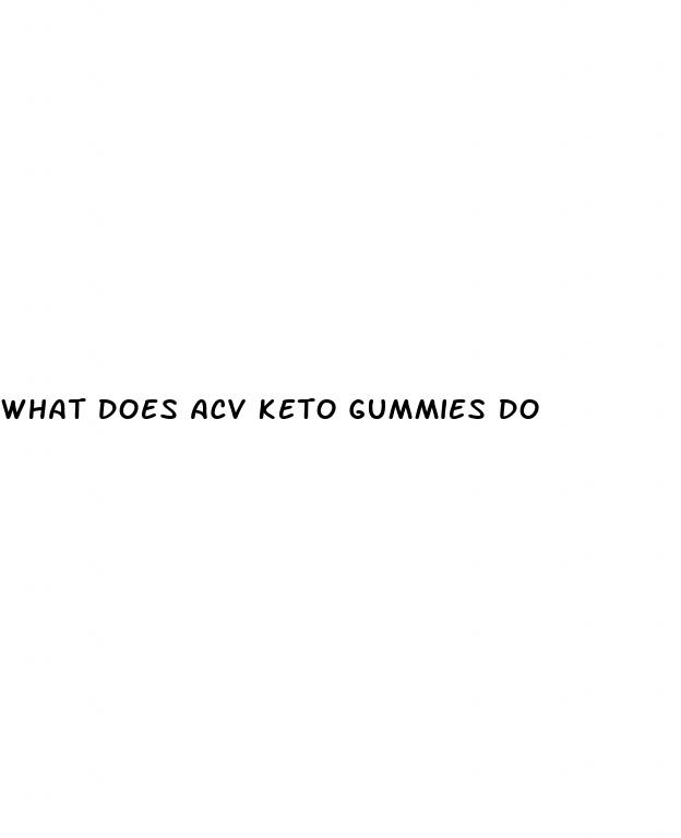 what does acv keto gummies do