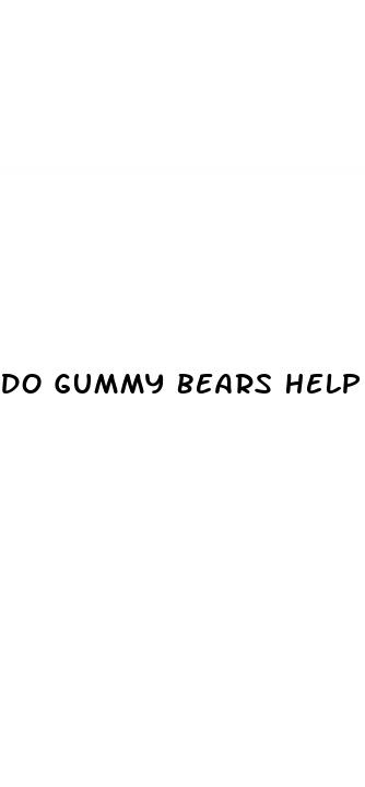do gummy bears help you lose weight