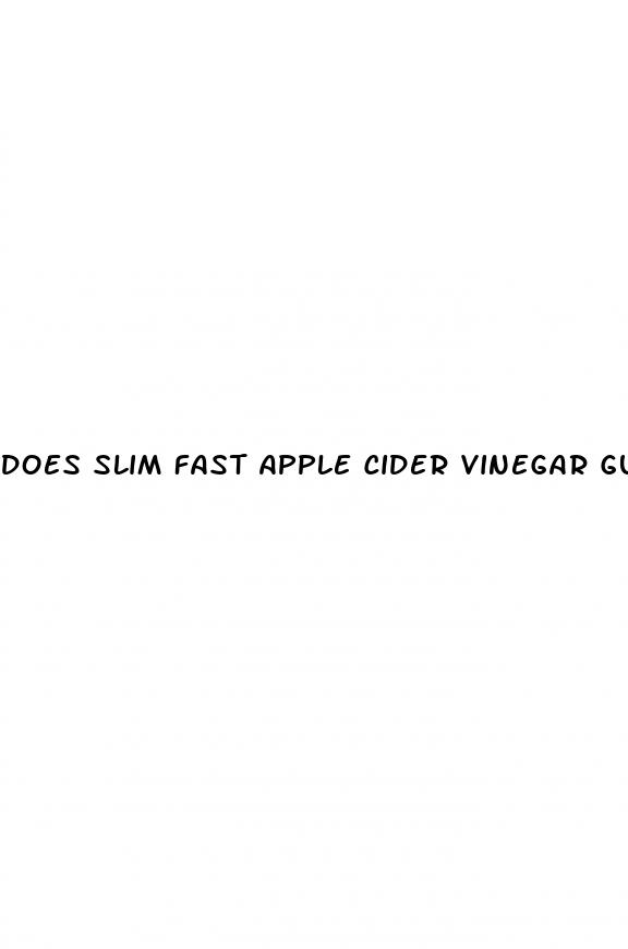 does slim fast apple cider vinegar gummies work