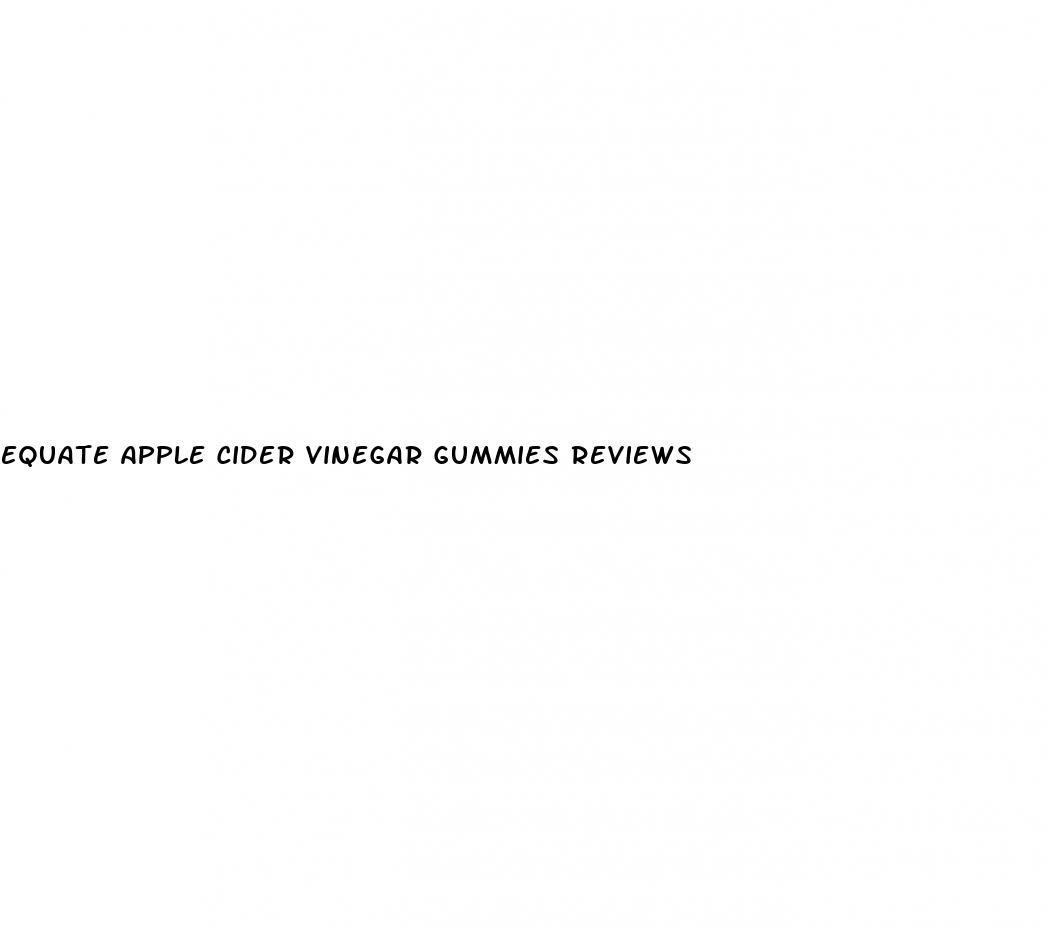equate apple cider vinegar gummies reviews