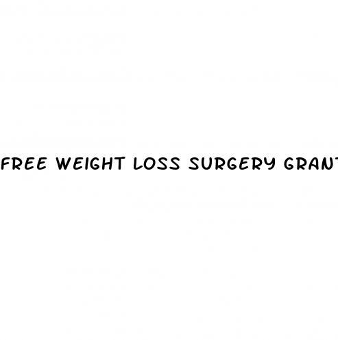 free weight loss surgery grant