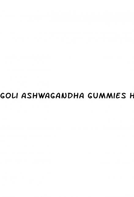 goli ashwagandha gummies help with weight loss