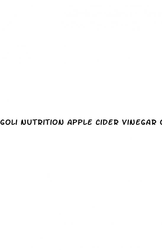 goli nutrition apple cider vinegar gummy vitamins details