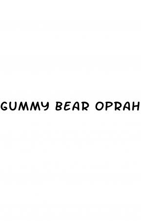 gummy bear oprah winfrey