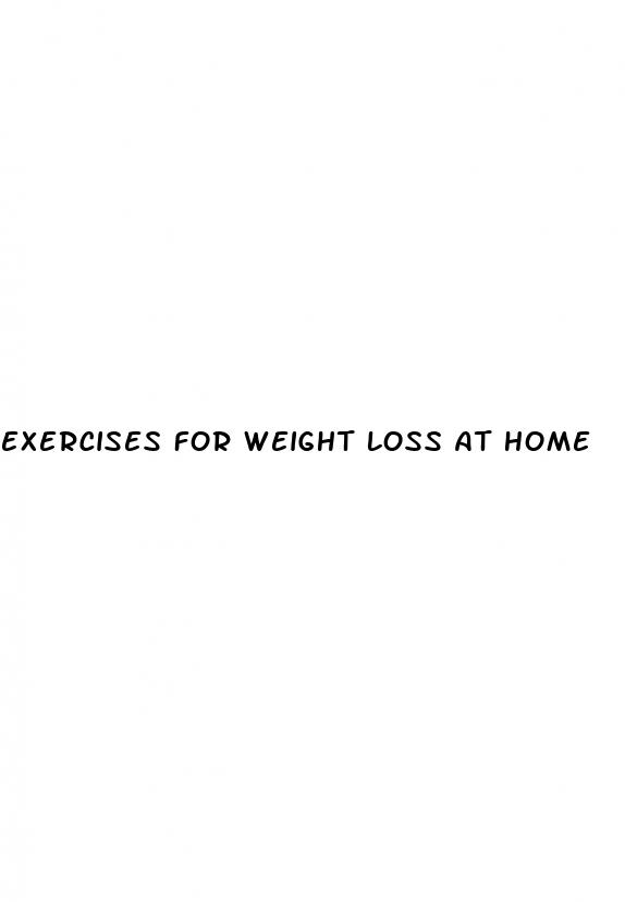 exercises for weight loss at home