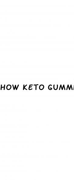 how keto gummies work