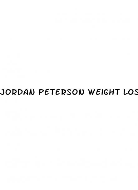 jordan peterson weight loss